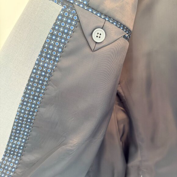 👔 ZeGarie Light Gray Sport Coat - Size 46L - Picture 4 of 6
